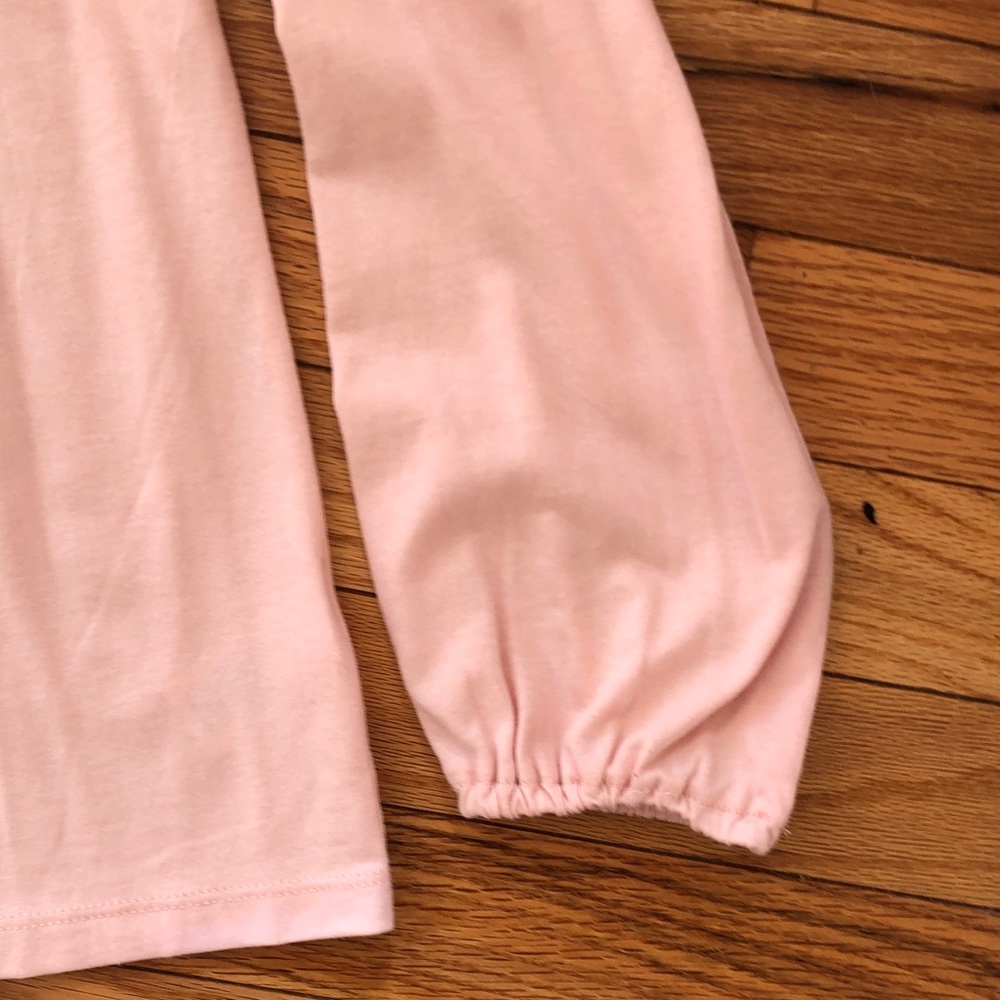 Talbots Soft Pink Ruffled Blouse - Picture 4 of 4